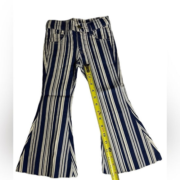 NEW Girls Striped Flares - Picture 4 of 4